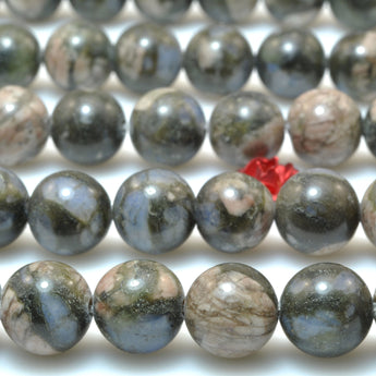 African Green Opal natural stone smooth round beads wholesale gemstone for jewelry making diy bracelet necklace