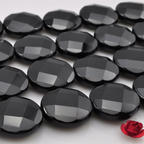 Black Onyx faceted coin beads loose gemstone wholesale jewelry making bracelet necklace diy stuff